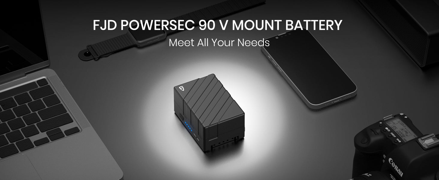 FJD powersec 90 V mount battery